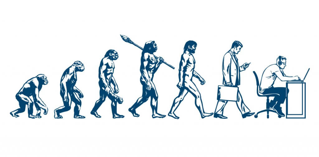a evolução do homem